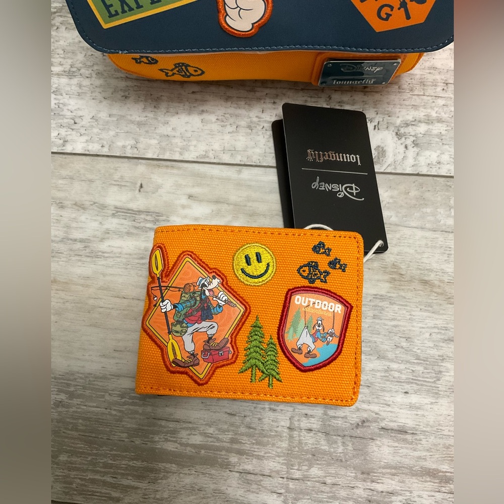 NWT Loungefly Disney Goofy Movie Camping wallet